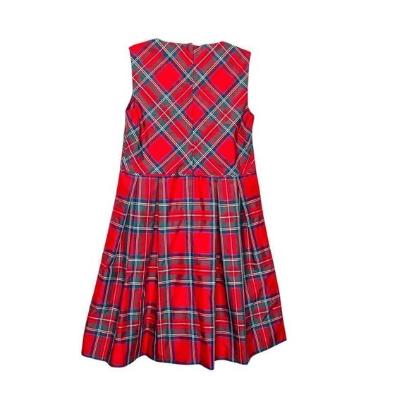 Vineyard Vines Girls Tartan Plaid Sleeveless Dress Size 14 - Picture 4 of 6